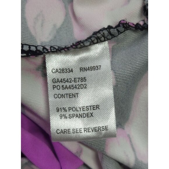 Tail Size M Womens Floral Above Knee Skirt Stretch Golf Tennis AS IS - Picture 6 of 8